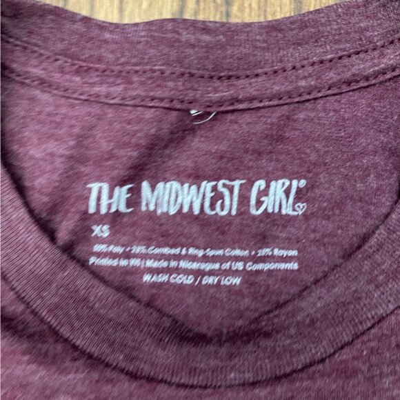 New Midwest Girl Tee T-shirt‎ Size XS - Picture 4 of 4